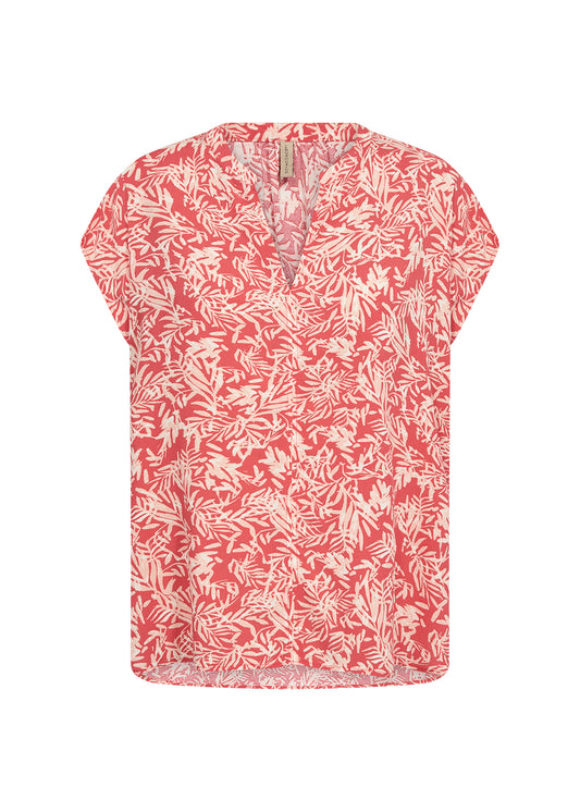 Soyaconcept top Faye 2 koraal/creme