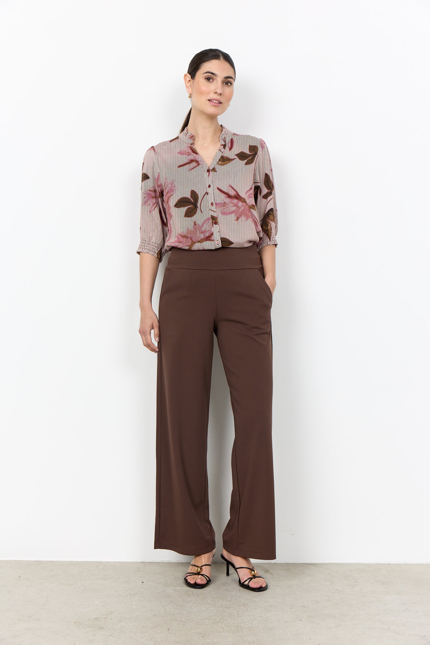 Soyaconcept blouse Gina 1 roze/wine mix