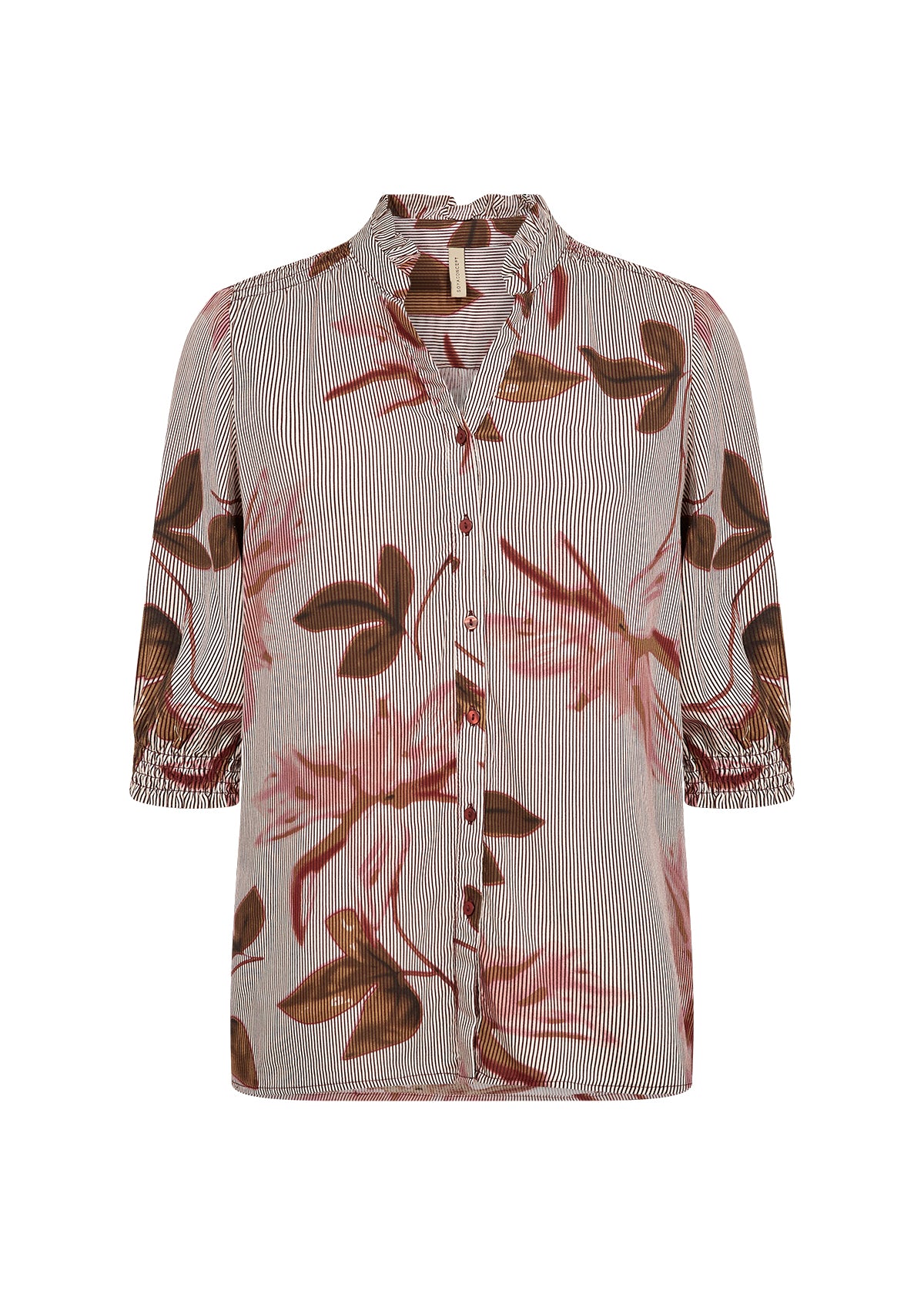 Soyaconcept blouse Gina 1 roze/wine mix