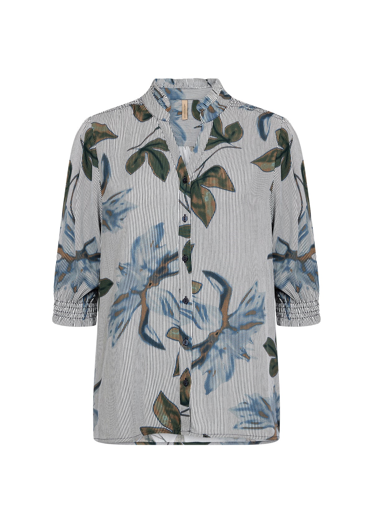 Soyaconcept blouse Gina 1 blauw/army mix