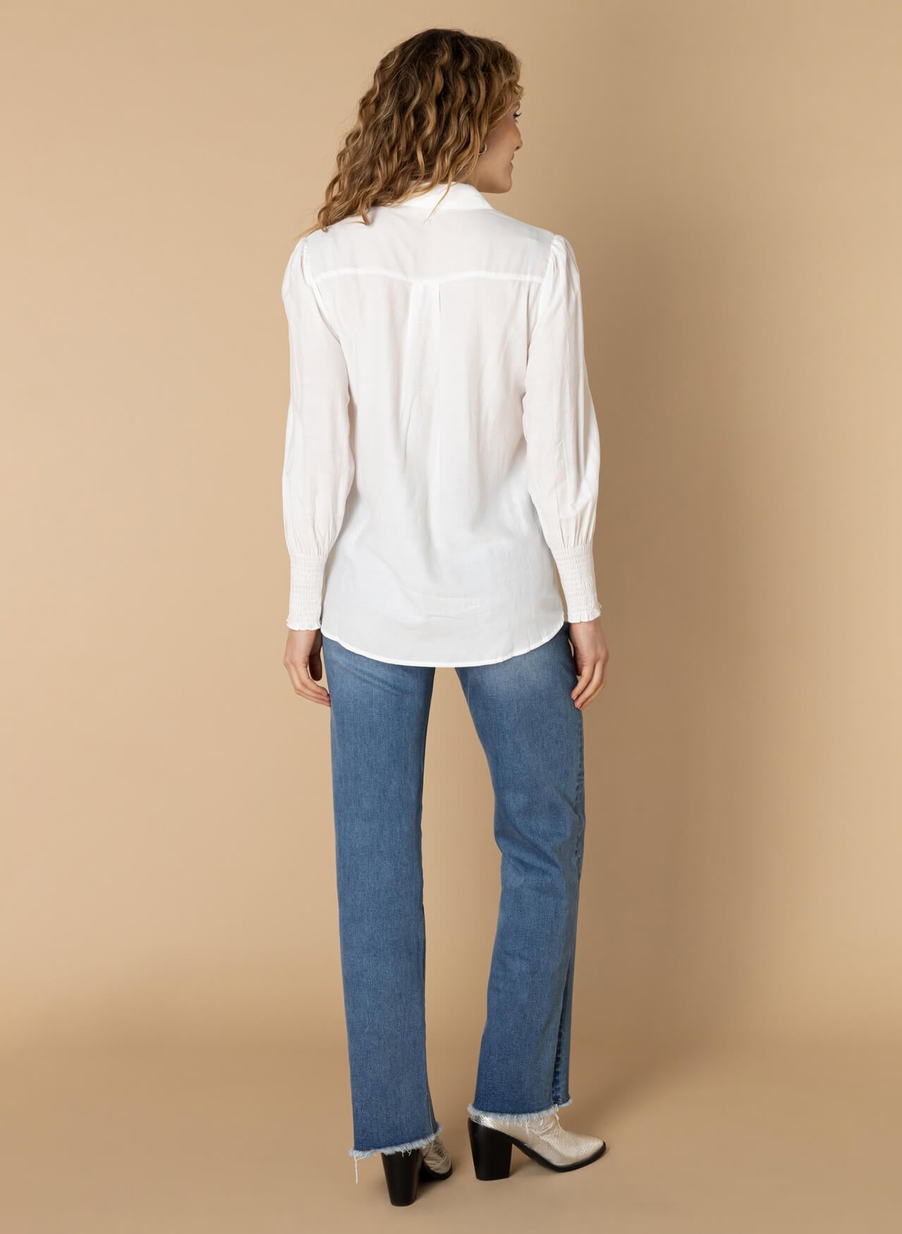 Ivy Beau blouse Taria egret