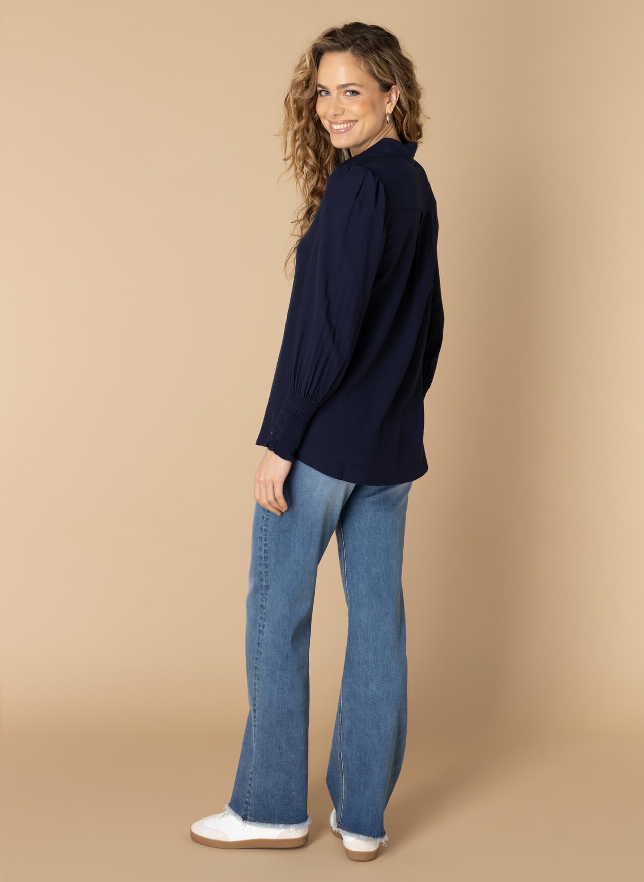 Ivy Beau blouse Taria blue