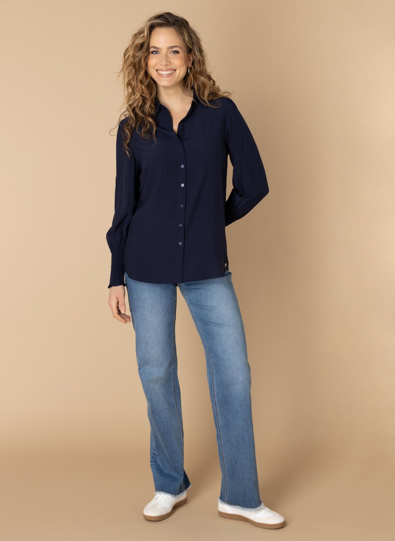 Ivy Beau blouse Taria blue