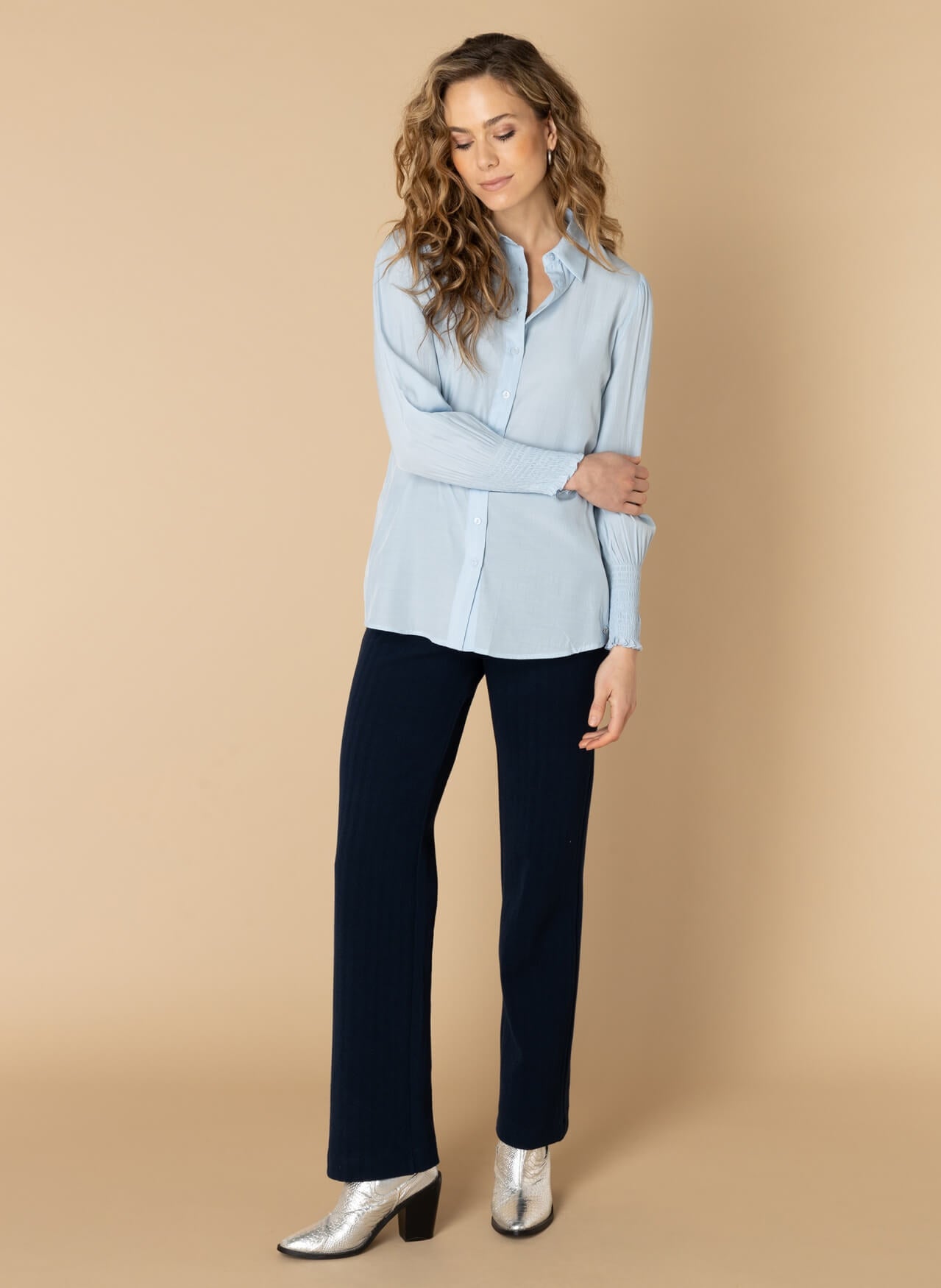 Ivy Beau blouse Taria bluewash