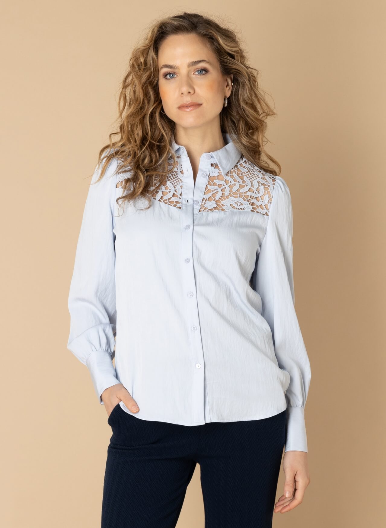 Ivy Beau blouse Tyria bluewash