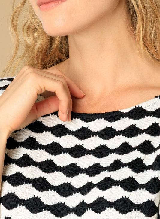 Ivy Beau top Esmee black/multicolour