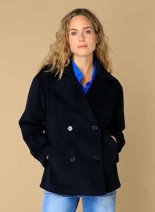 Ivy Beau jas Emmy dark blue
