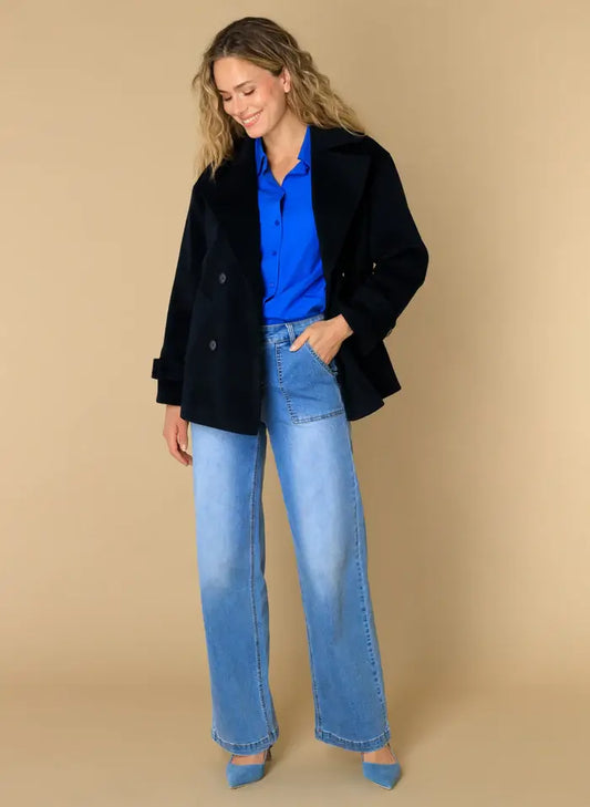 Ivy Beau jas Emmy dark blue