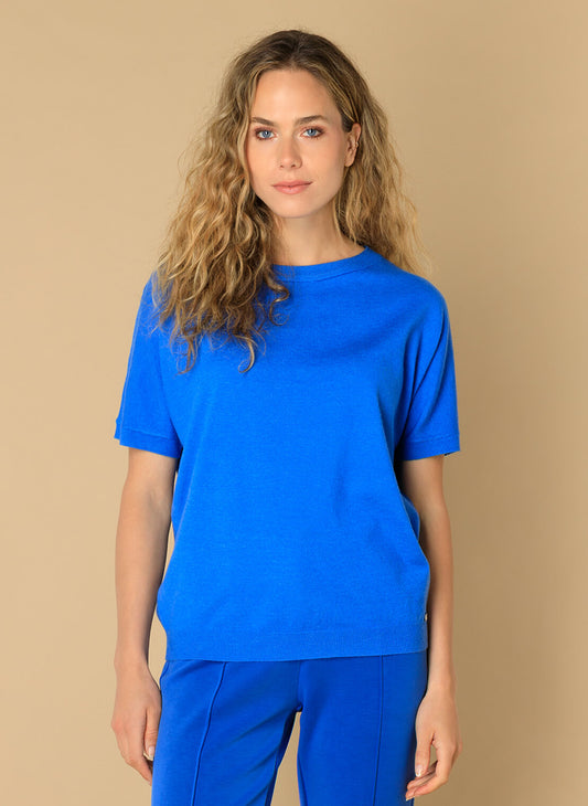 Ivy Beau trui Eliz brilliant blue
