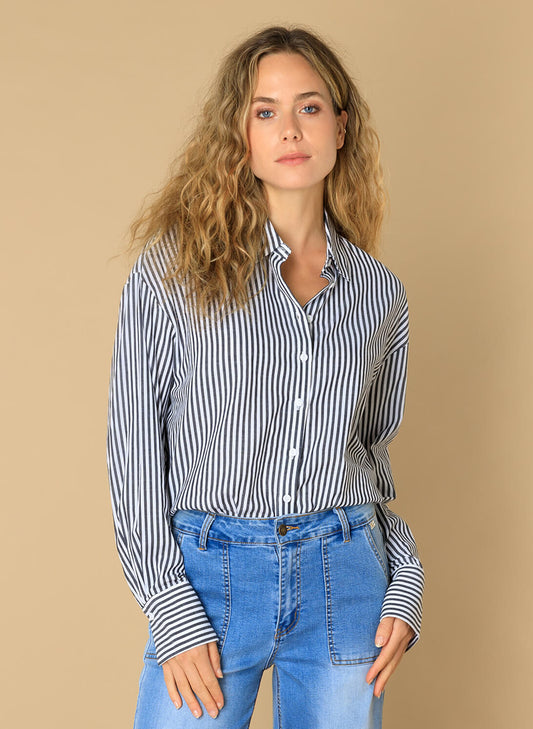 Ivy Beau blouse Eliora black/multicolour