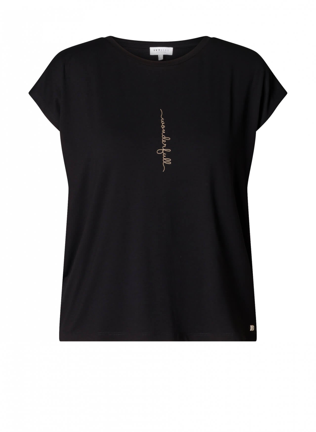 Ivy Beau T-shirt Elivia black