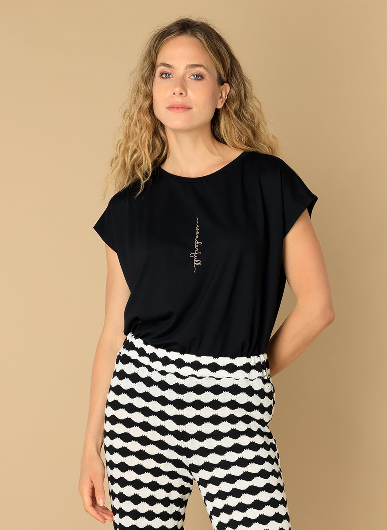Ivy Beau T-shirt Elivia black