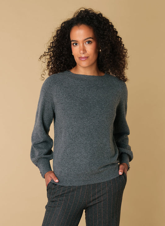 Ivy Beau trui Rania grey melange