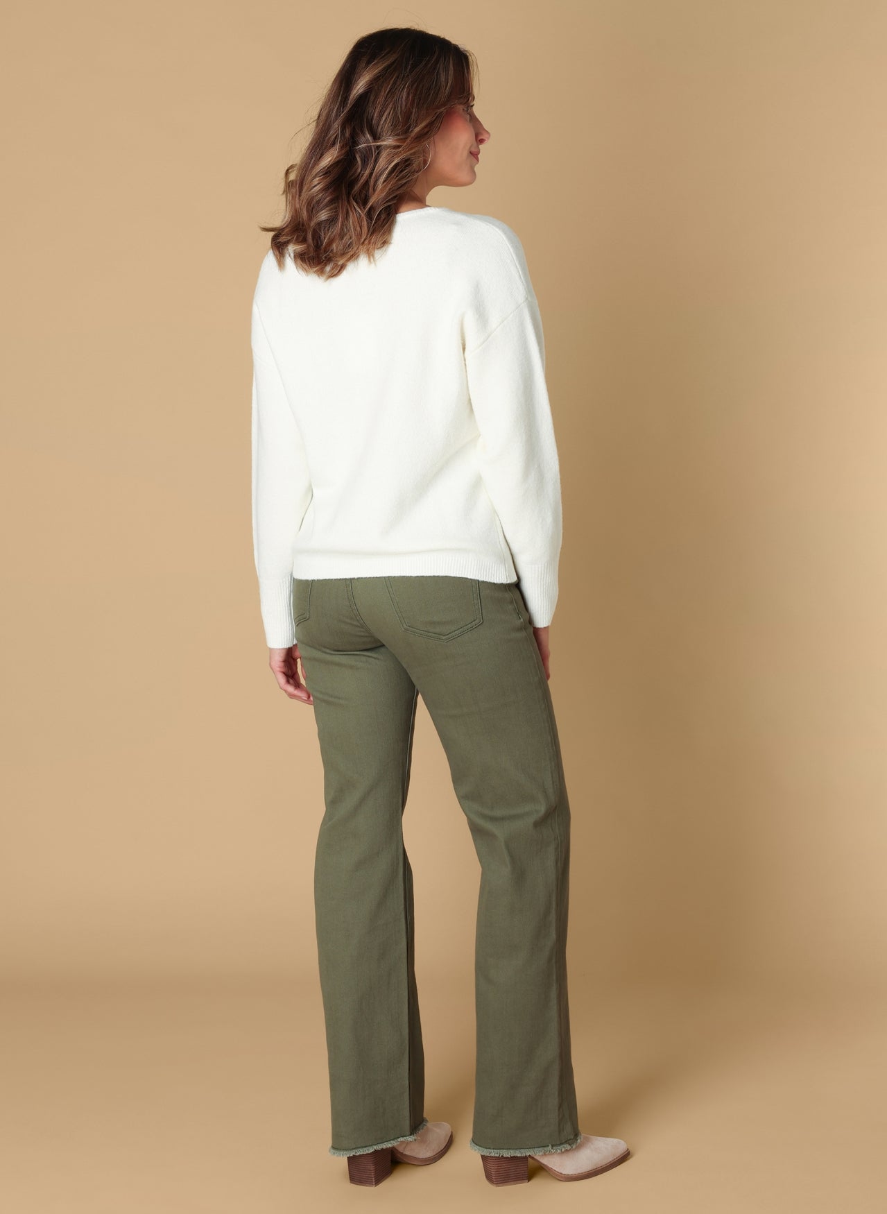 Ivy Beau trui Sophie offwhite