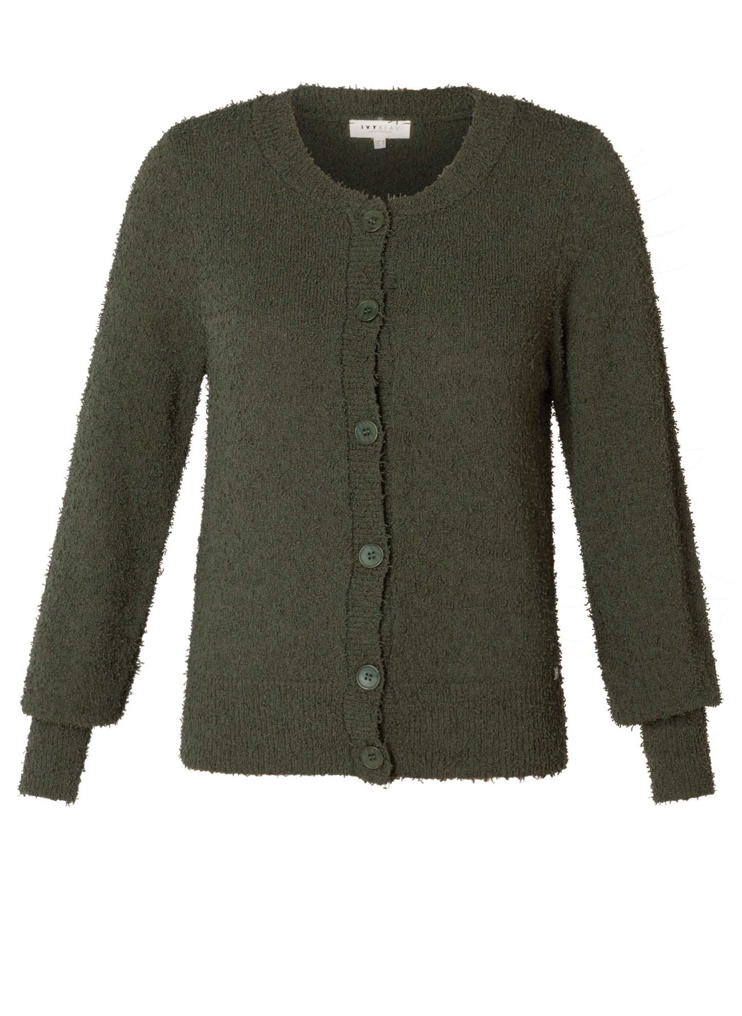 Ivy Beau vest Silke olive