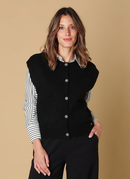 Ivy Beau gilet Stella black