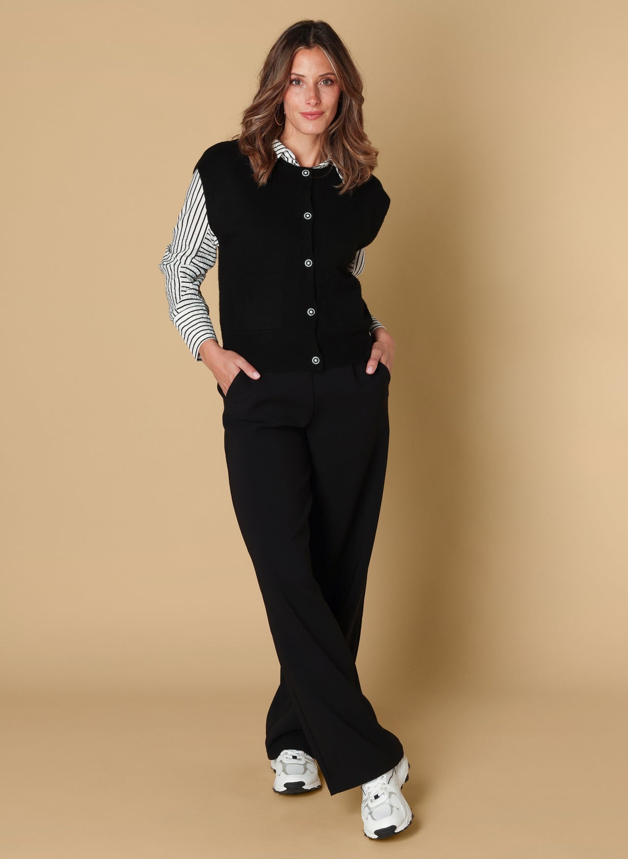Ivy Beau gilet Stella black