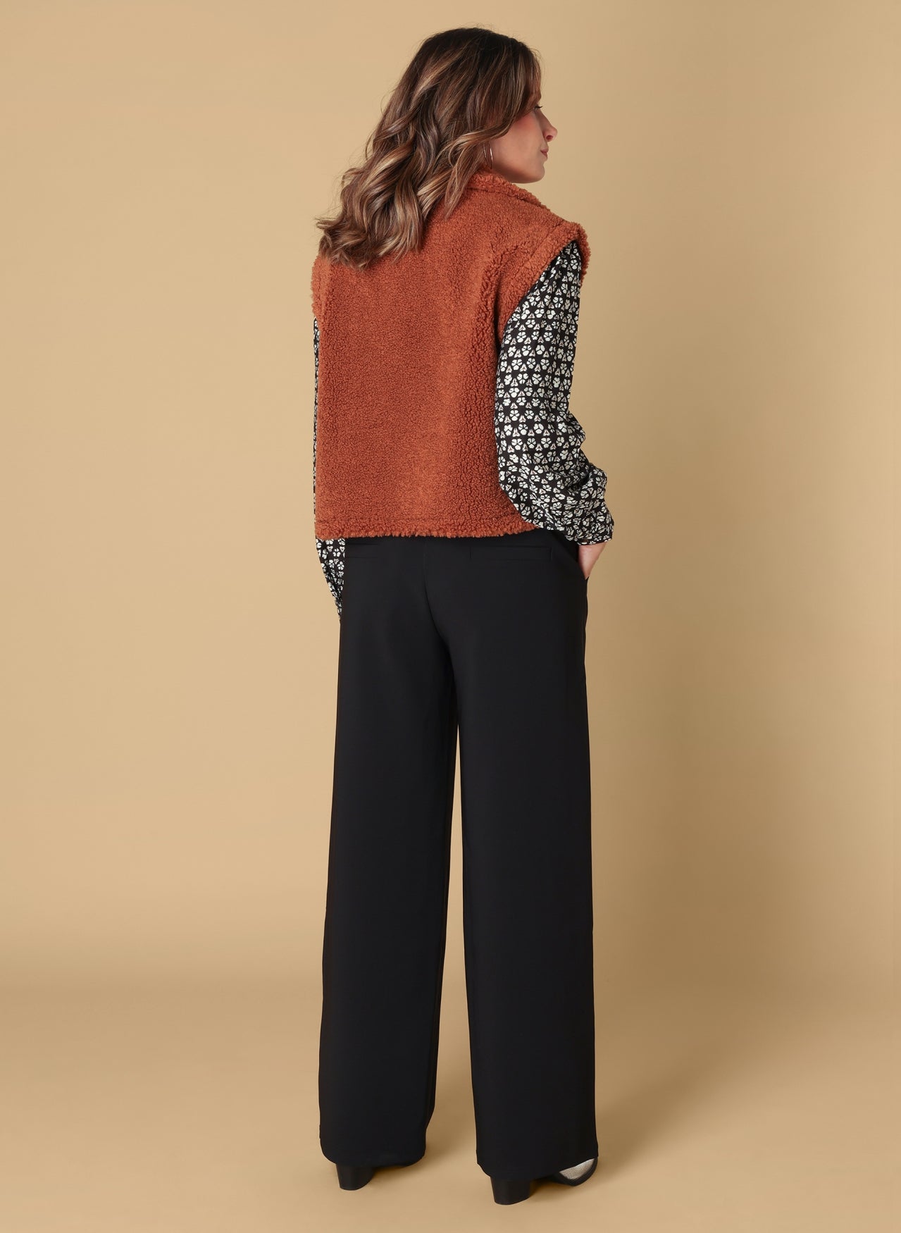 Ivy Beau gilet Saara caramel