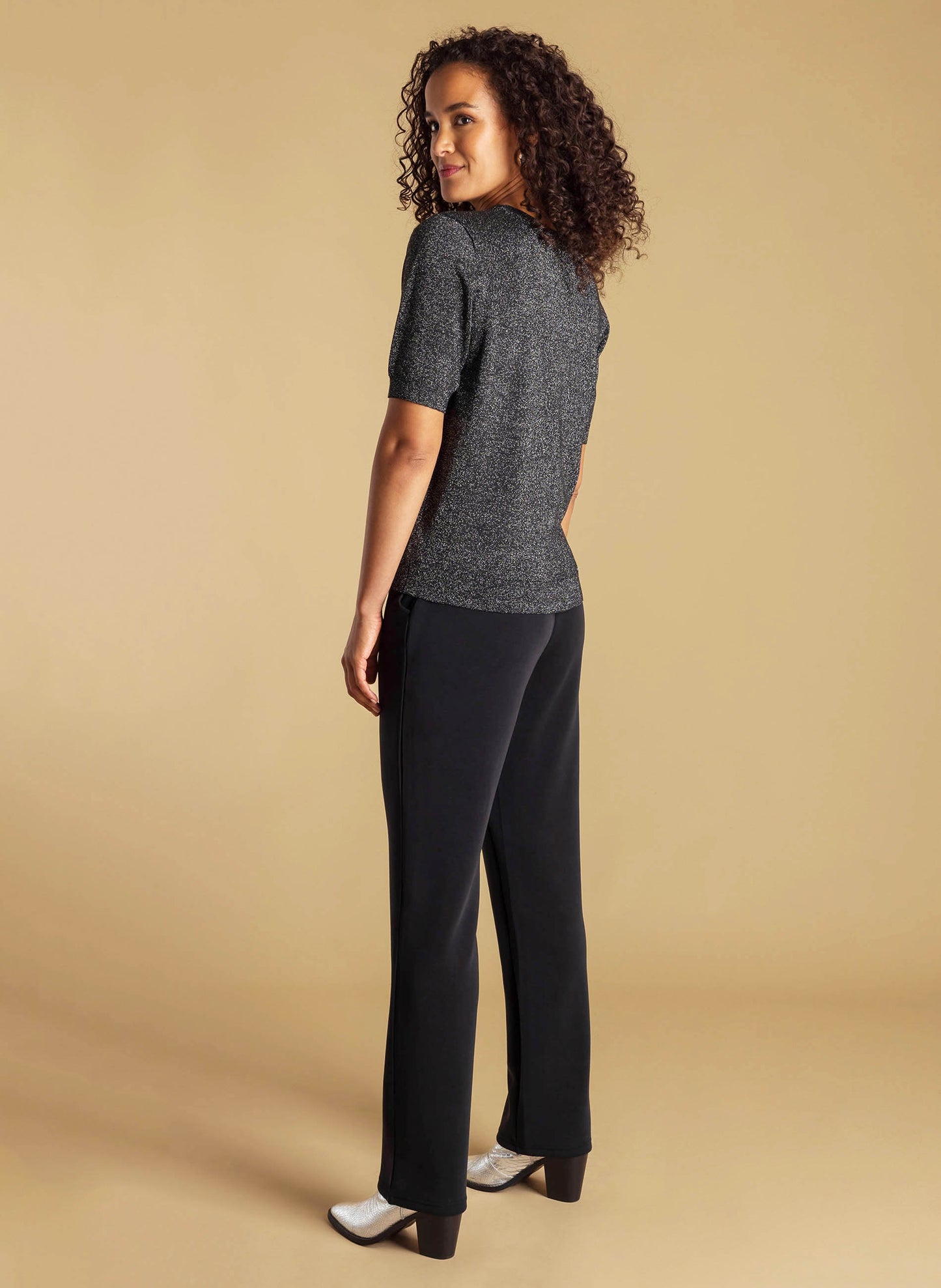 Ivy Beau top Amy black/silver