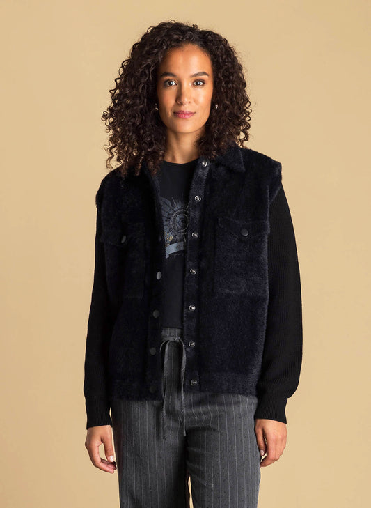 Ivy Beau vest Alyssa black