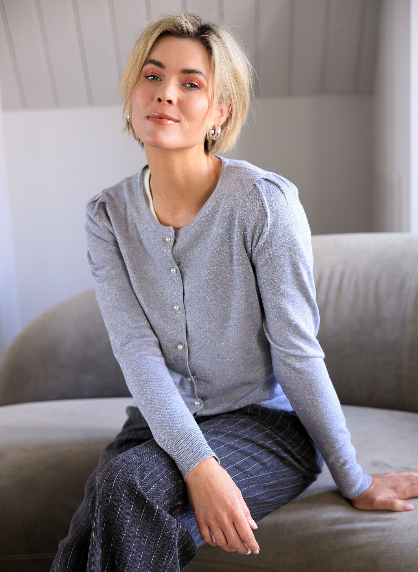 Ivy Beau vest Azra silver