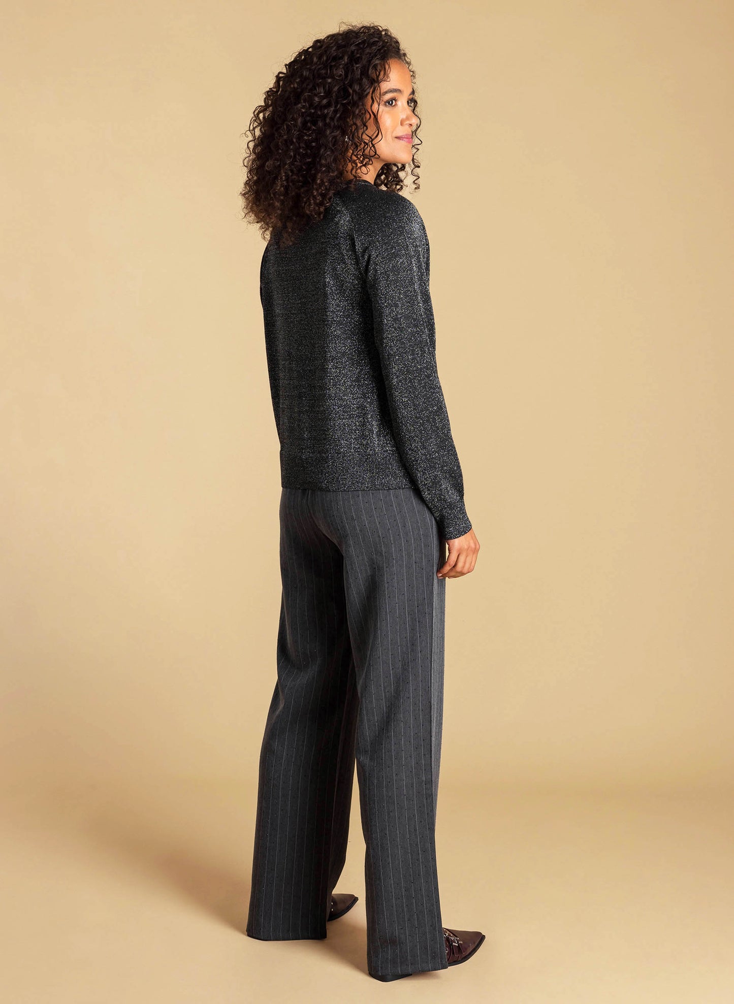 Ivy Beau trui Ashley black/silver