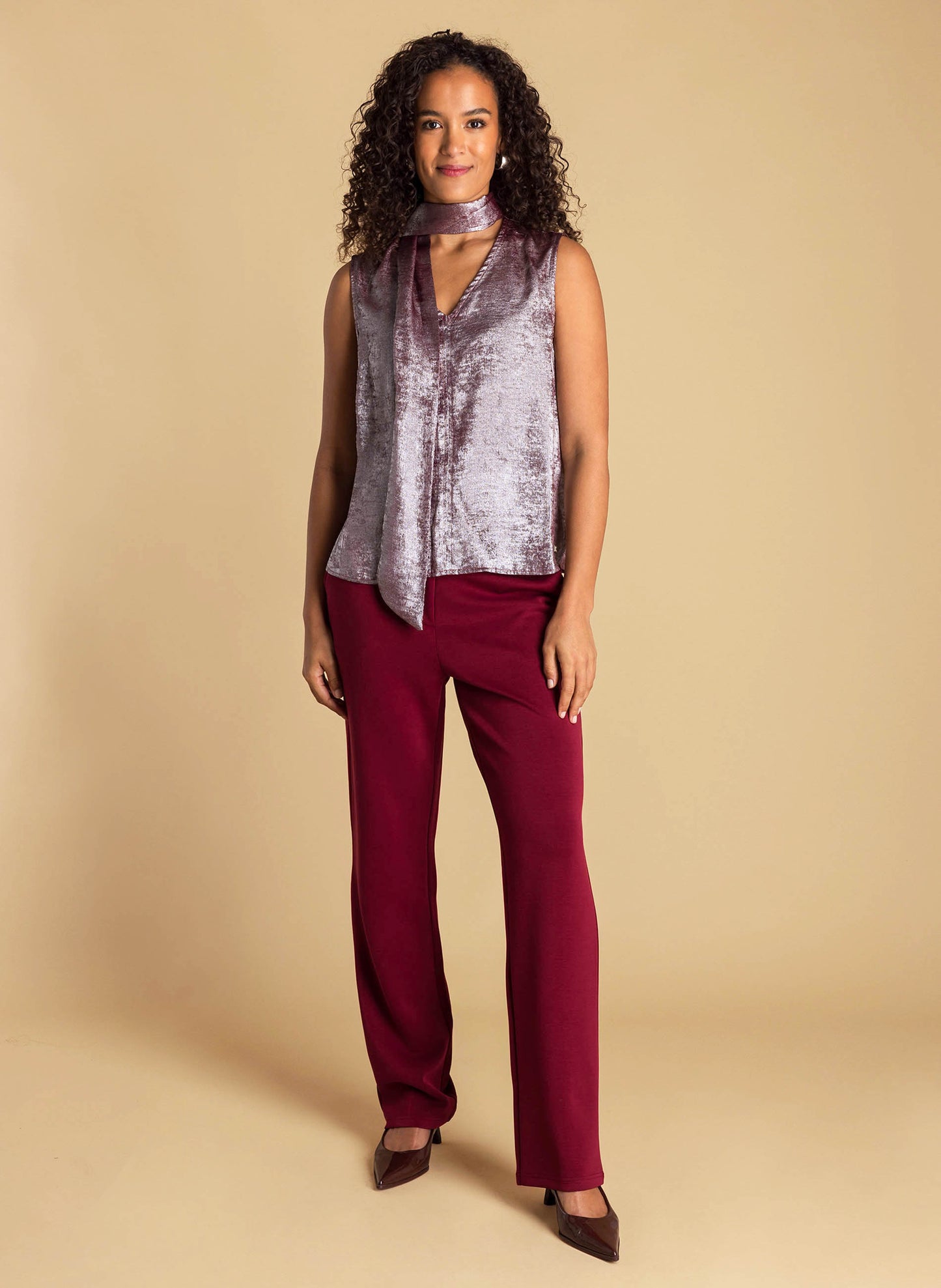 Ivy Beau top Amylia dark red