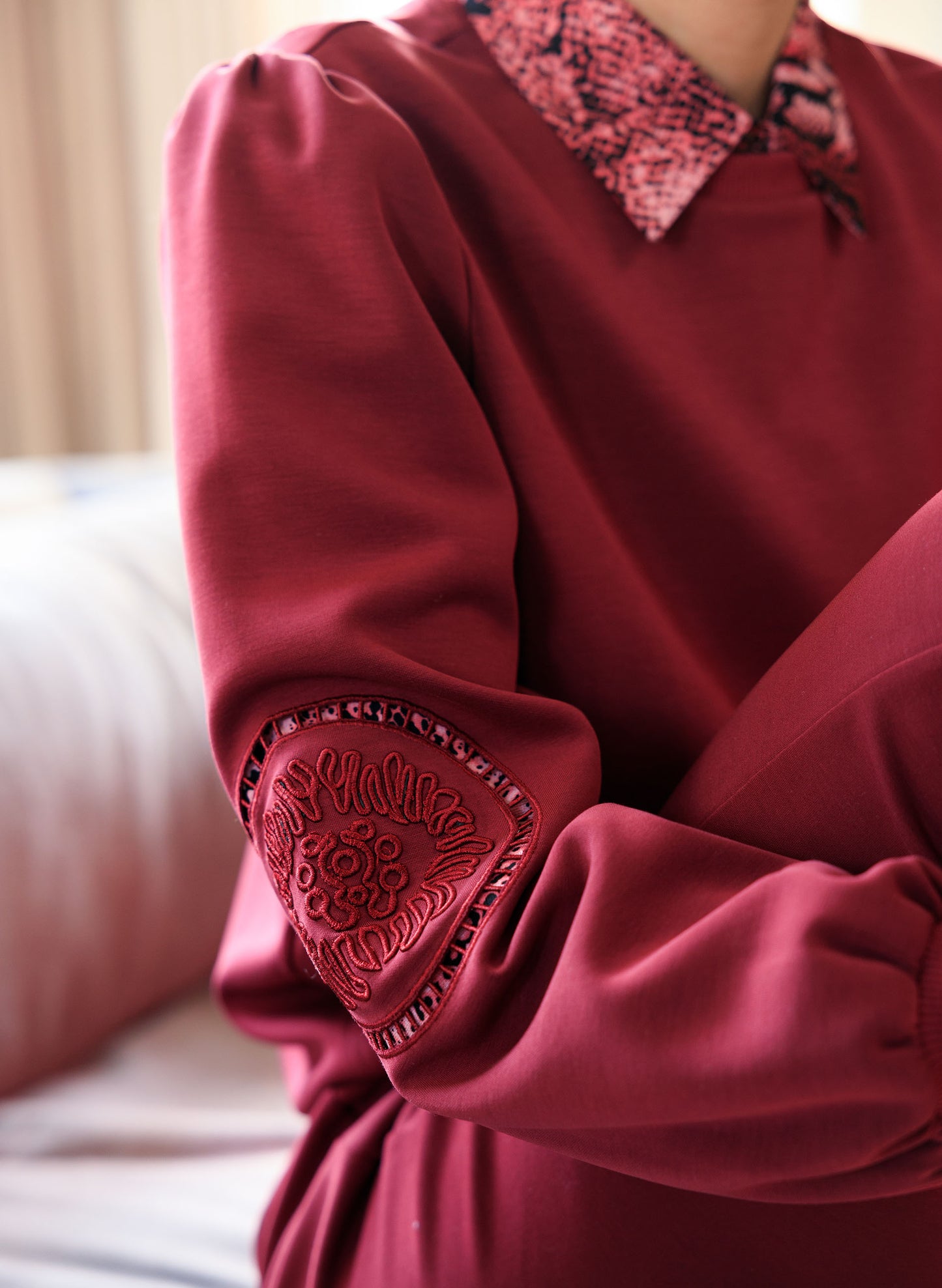 Ivy Beau trui Amanda dark red