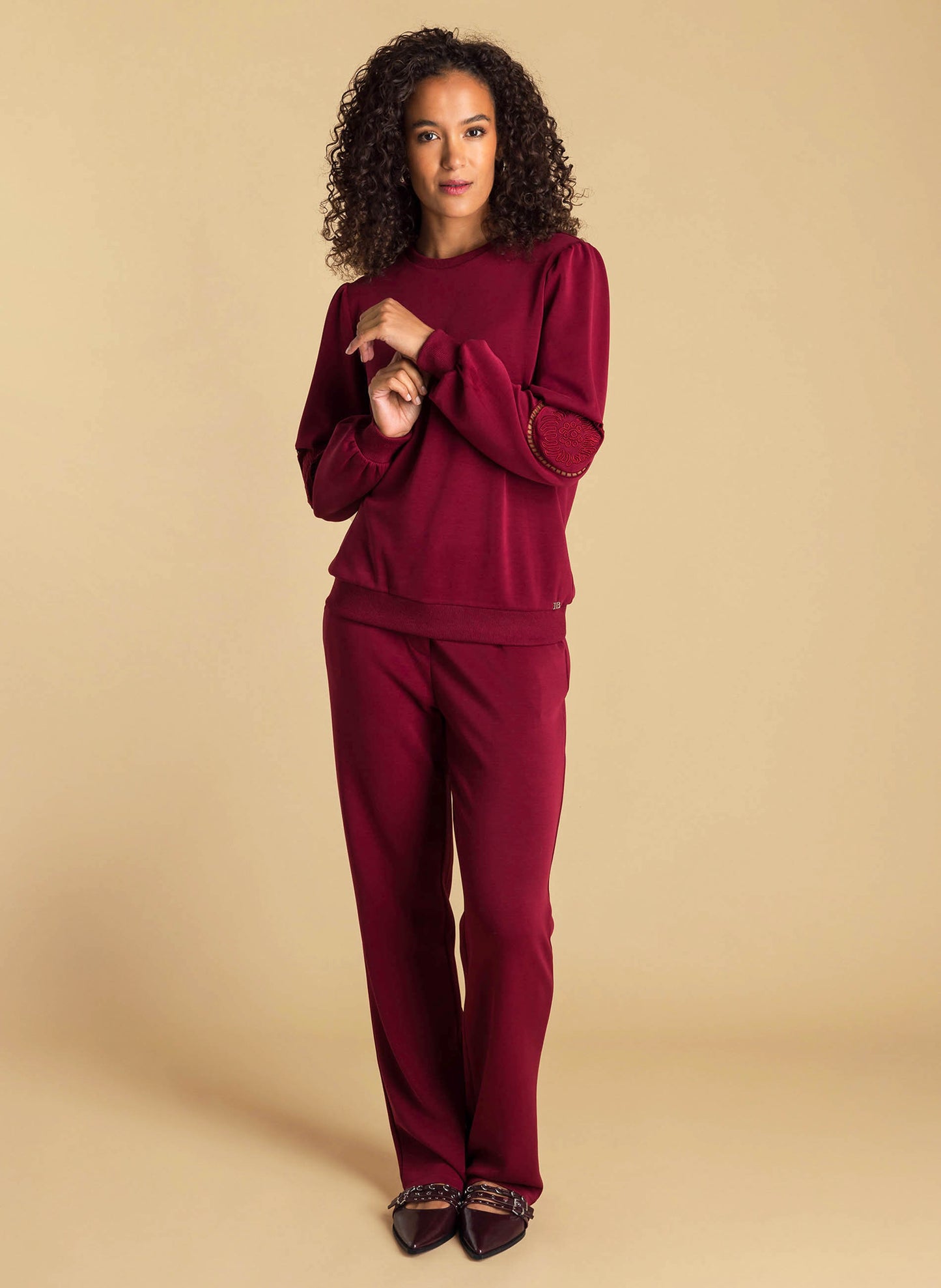 Ivy Beau trui Amanda dark red