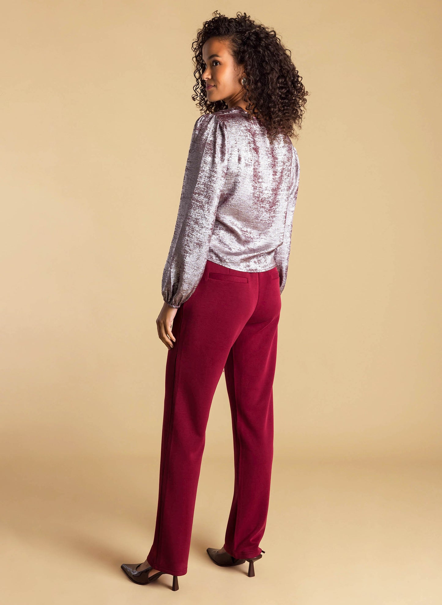 Ivy Beau blouse Alaia dark red