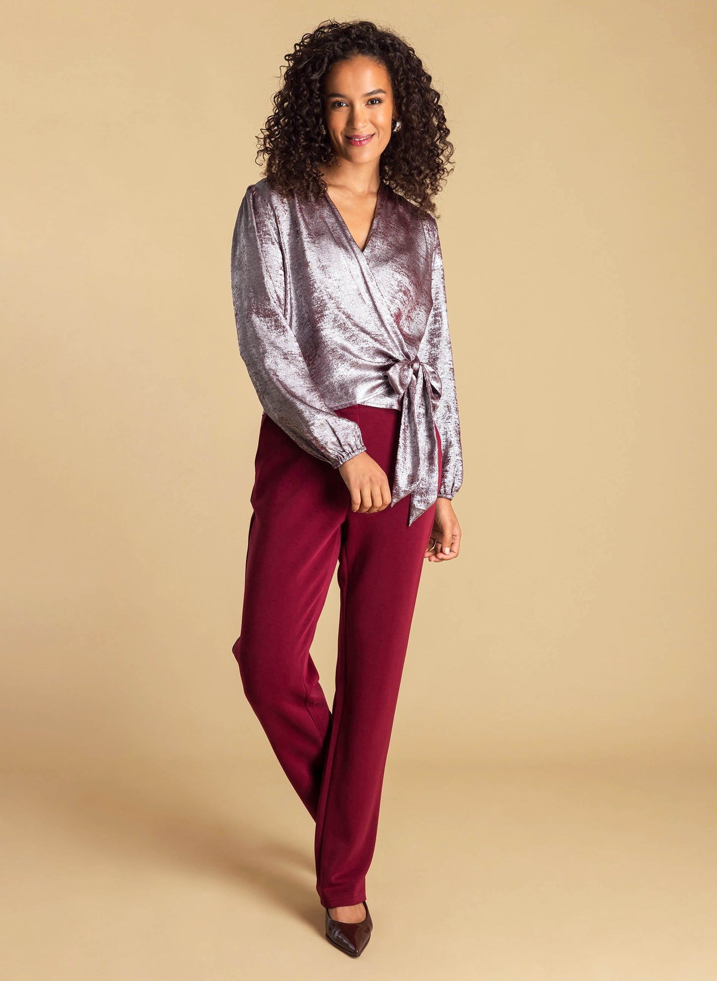 Ivy Beau blouse Alaia dark red