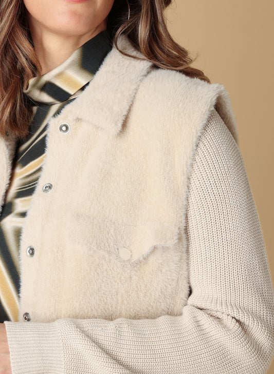 Ivy Beau vest Shada natural