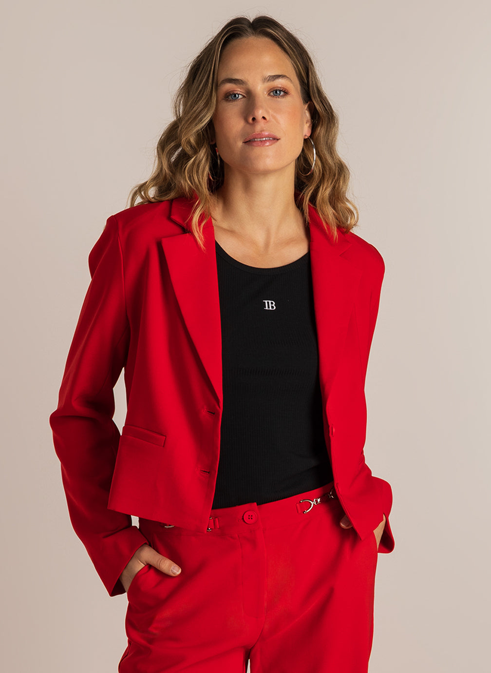 Ivy Beau blazer Sema rood