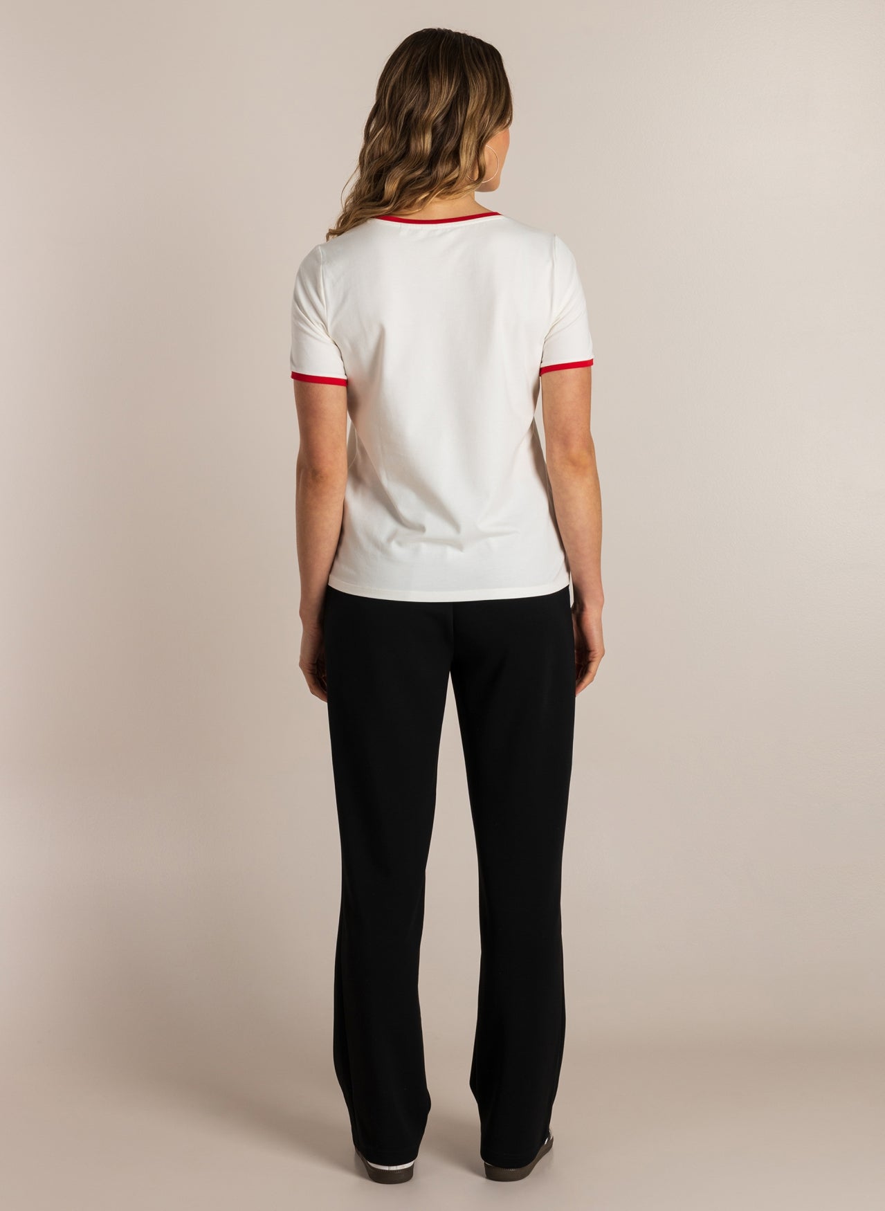 Ivy Beau T-shirt Semma offwhite/rood