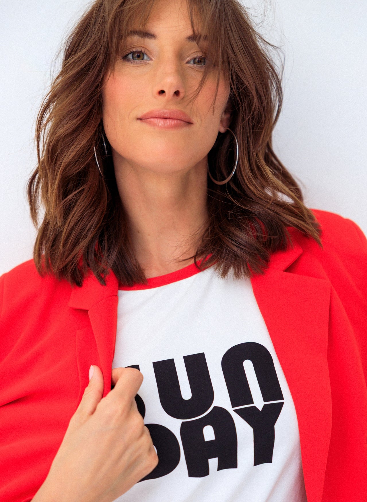 Ivy Beau T-shirt Semma offwhite/rood