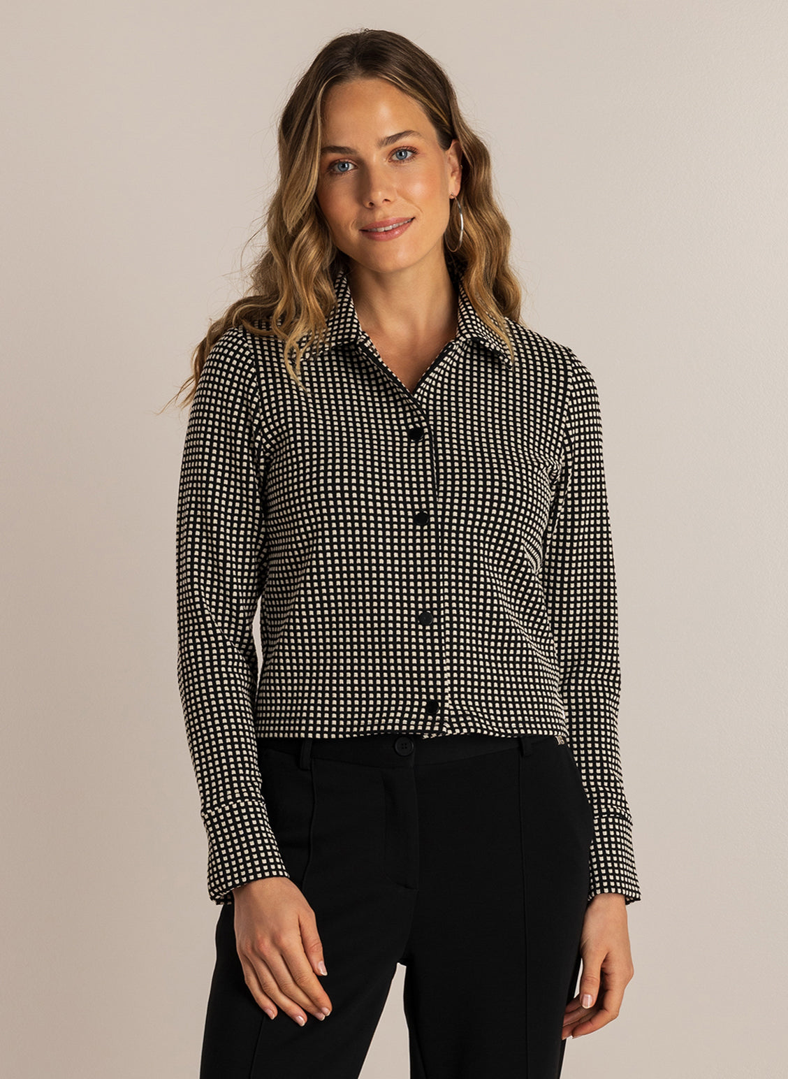 Ivy Beau jasje Siz zwart/offwhite