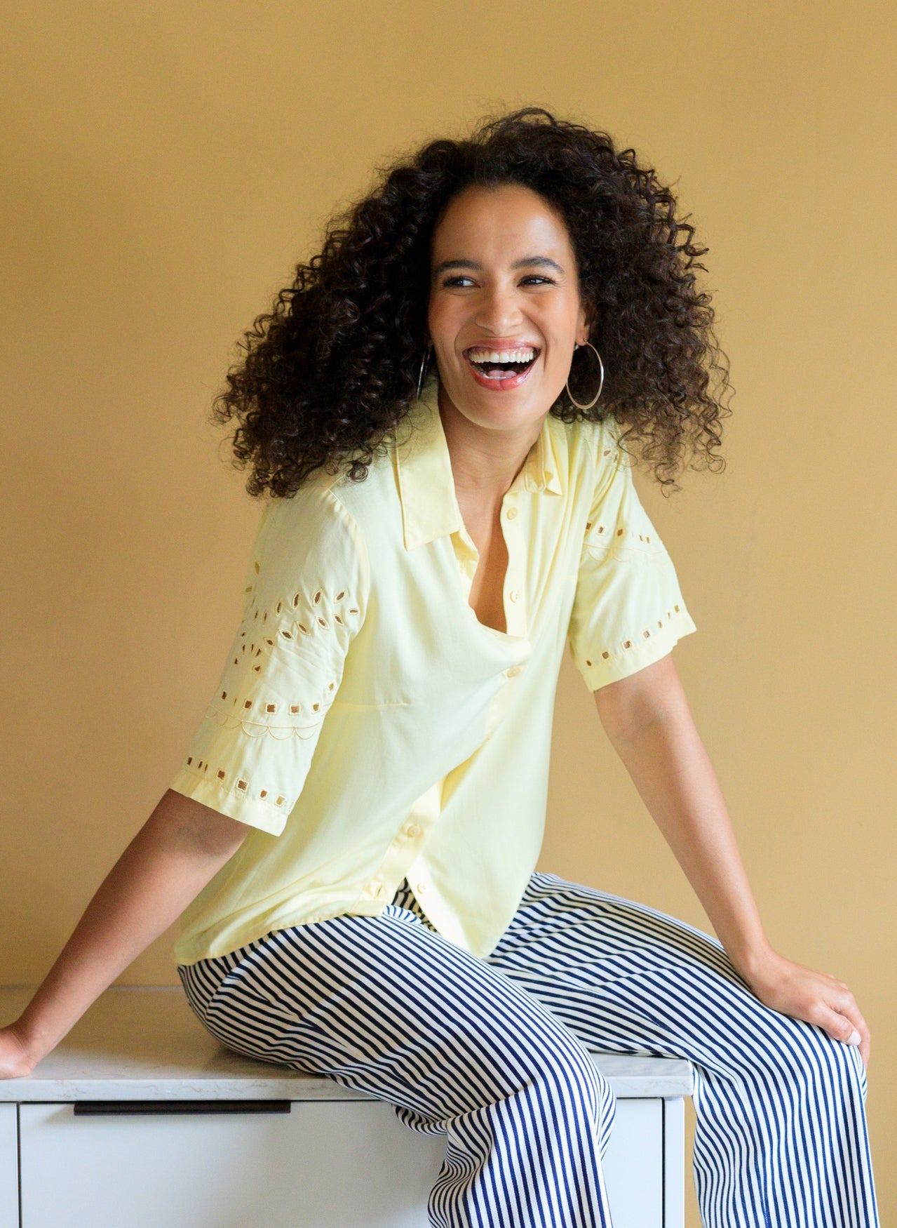 Iyy Beau blouse Vie wax yellow