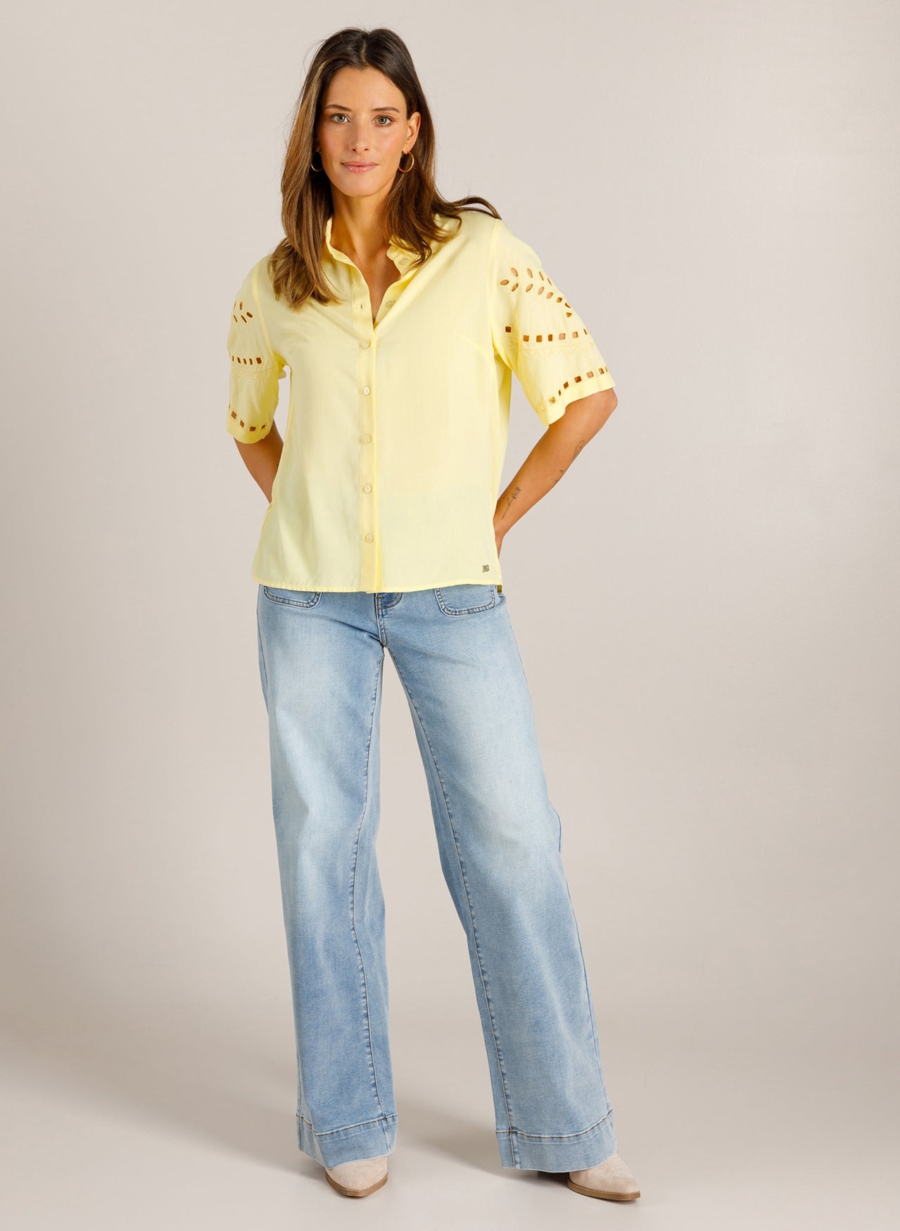 Iyy Beau blouse Vie wax yellow