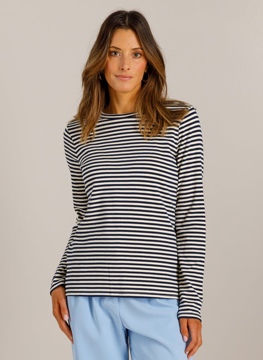 Ivy Beau top Venice offwhite/night blue