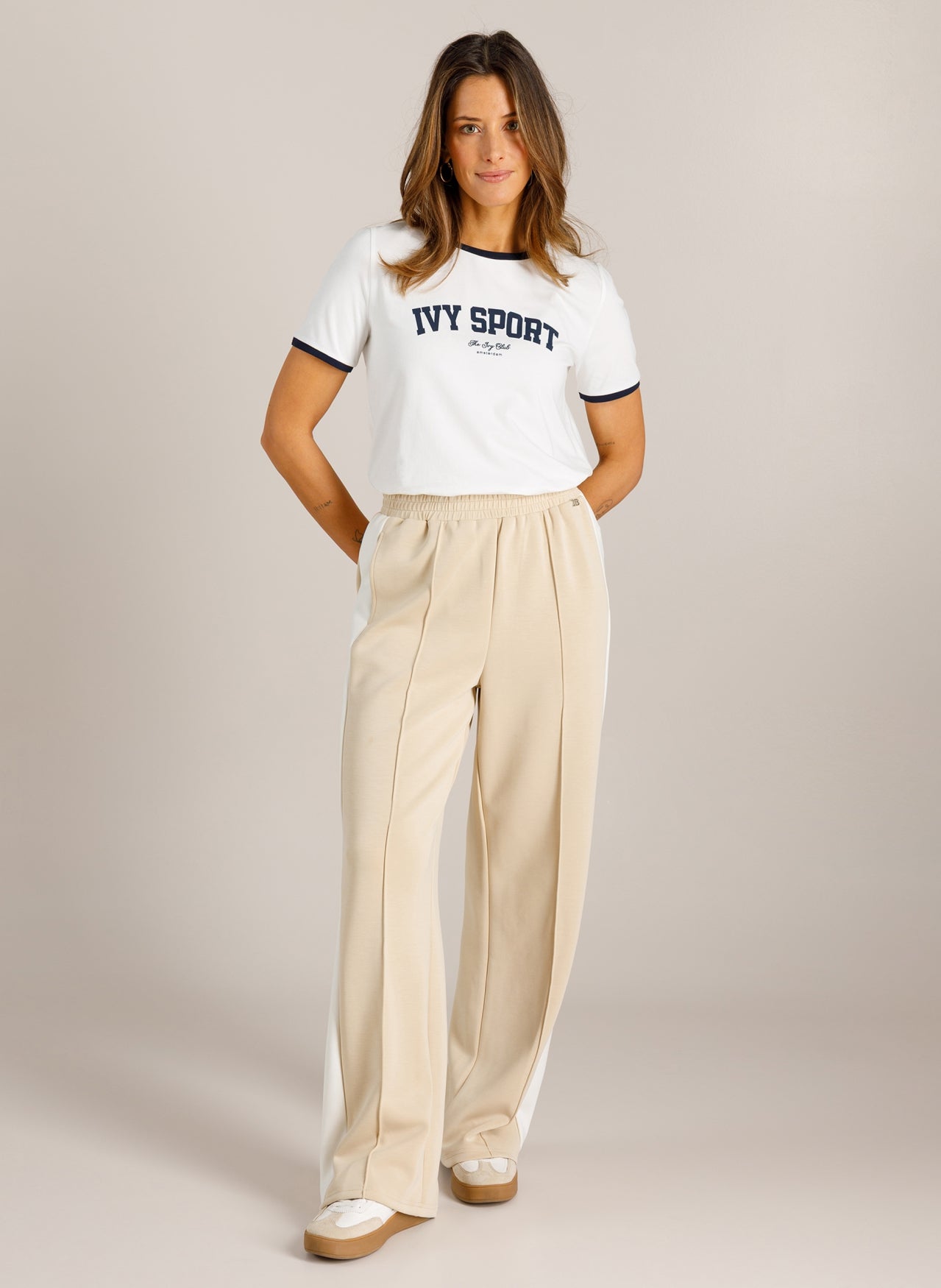 Ivy Beau broek Vitalia sand