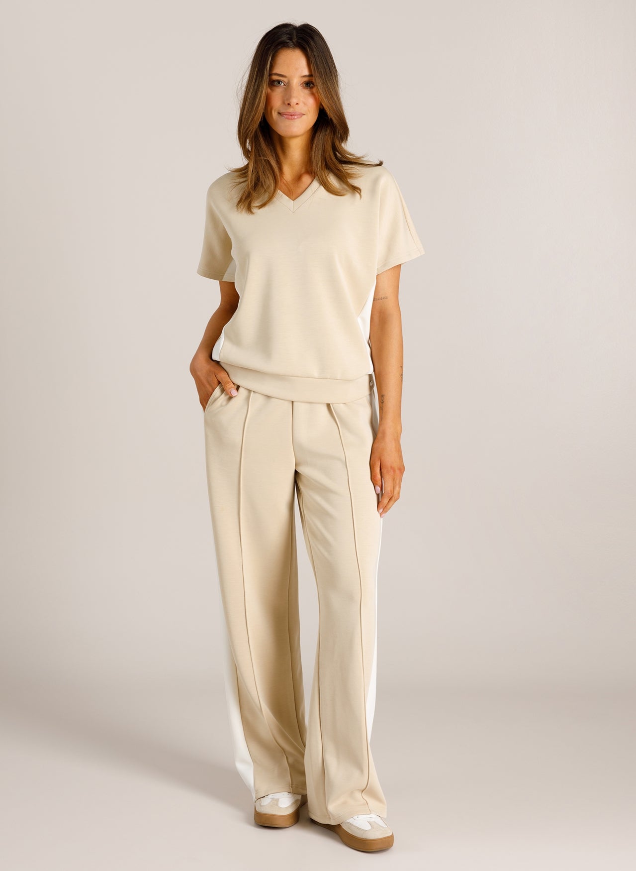 Ivy Beau broek Vitalia sand