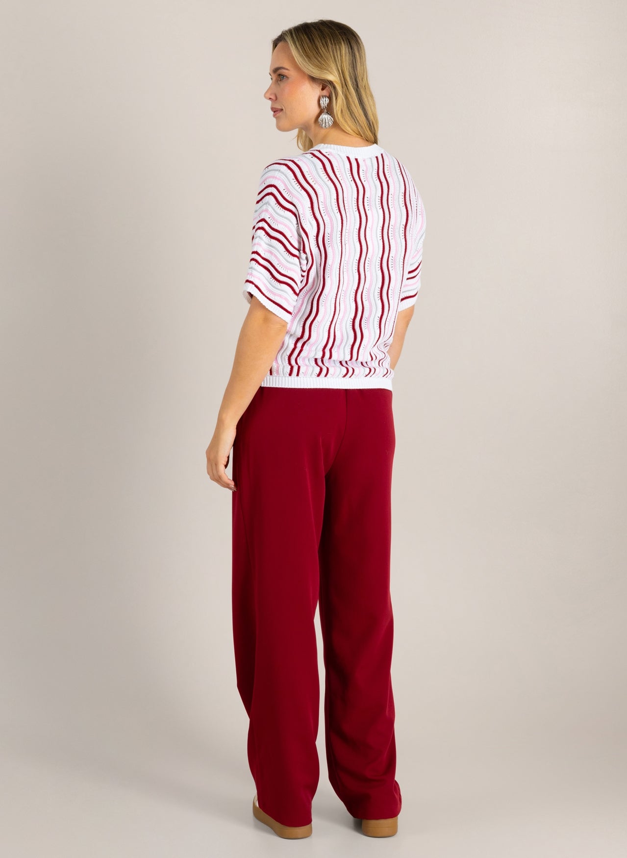 Ivy Beau trui Giorgia white/multicolour