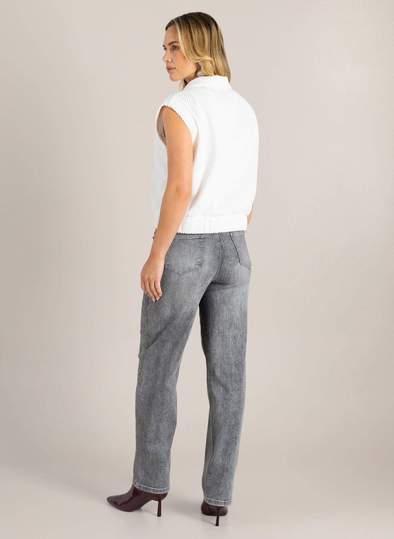 Ivy Beau gilet Gerlene white