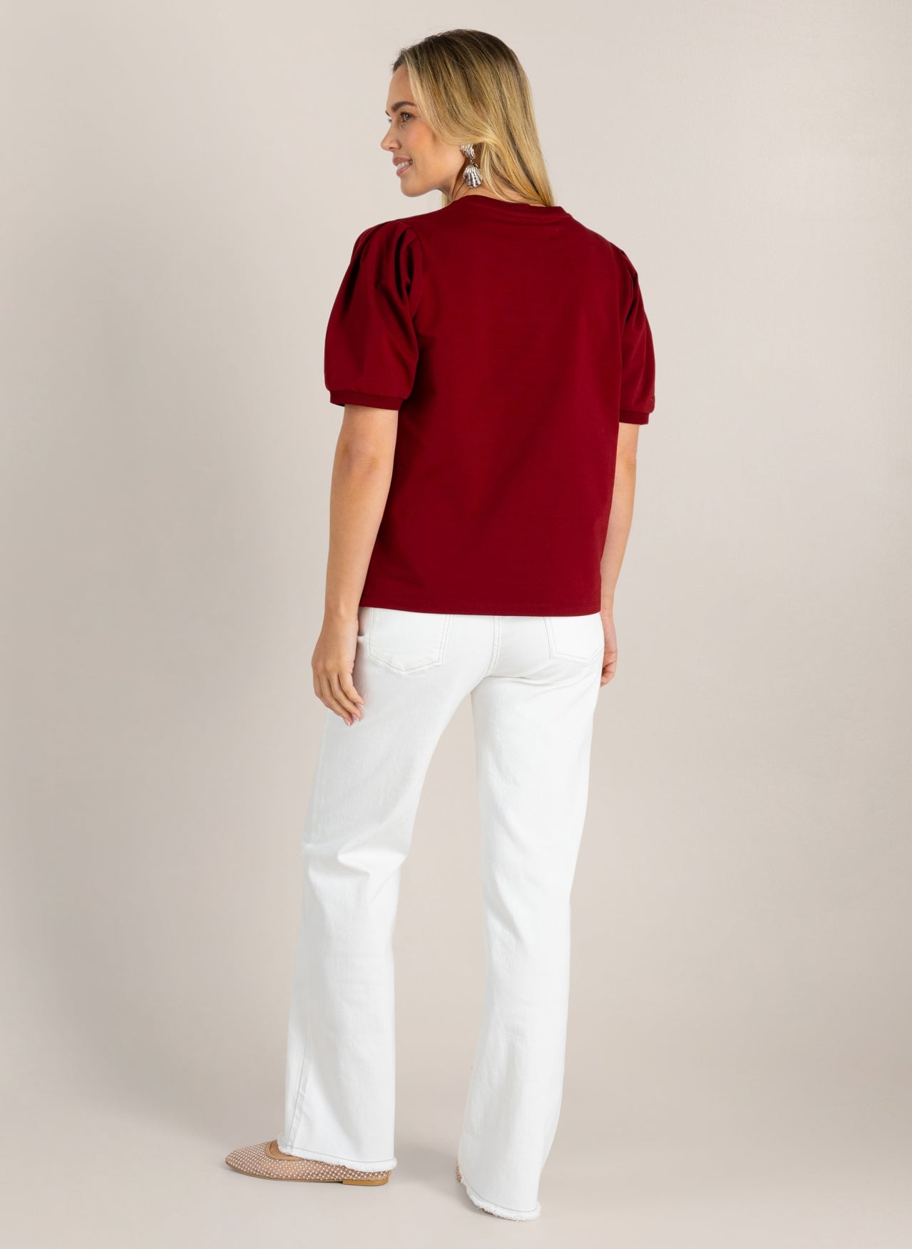 Ivy Beau trui Gilaila dark red