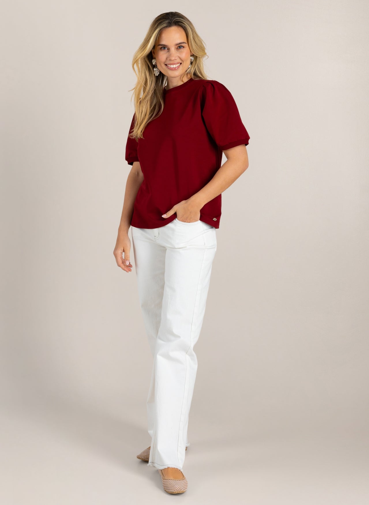 Ivy Beau trui Gilaila dark red