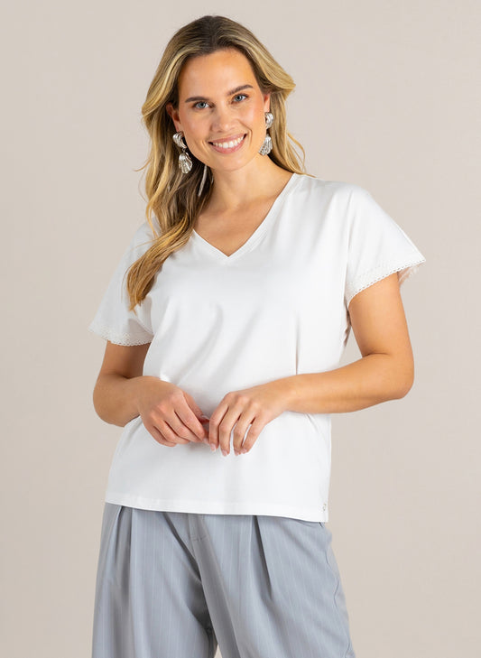 Ivy Beau T-shirt Gennesis white