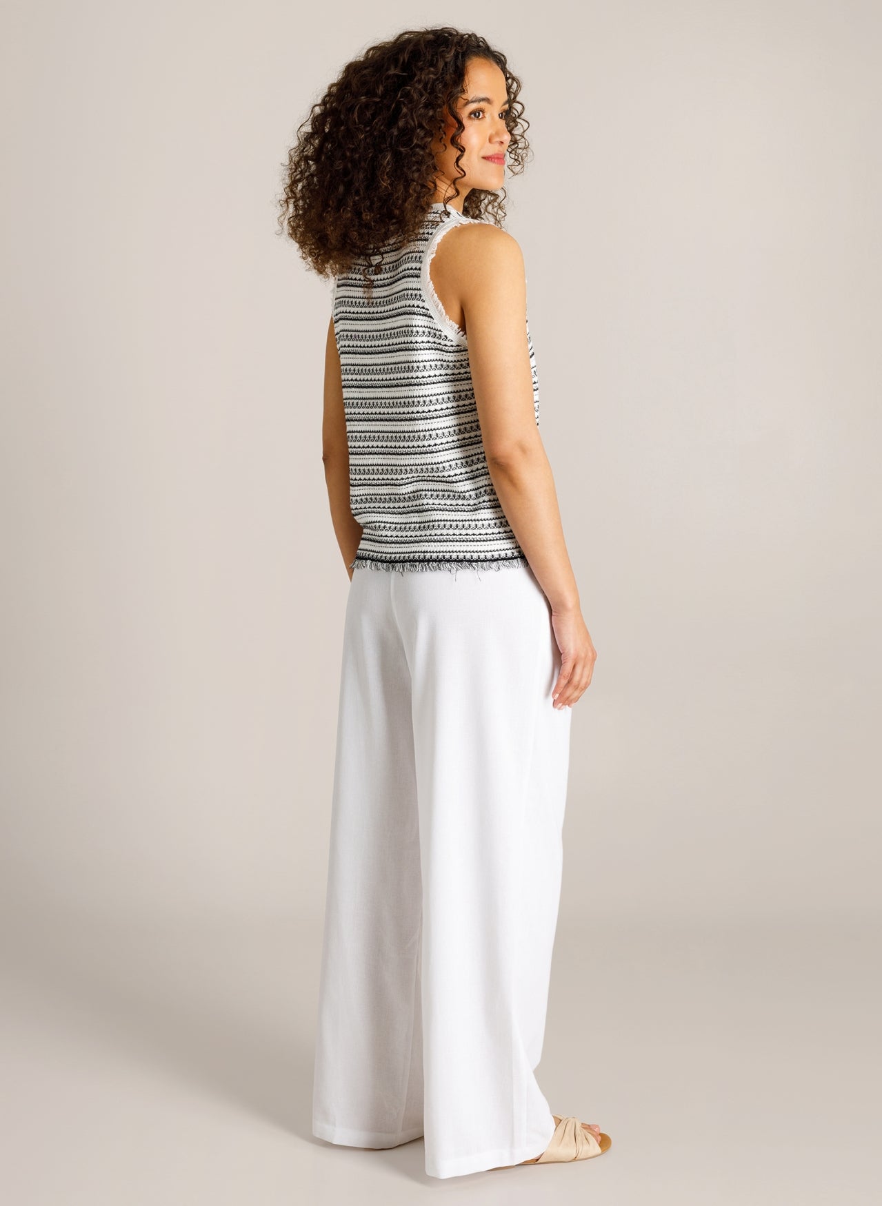 Ivy Beau top Caitlin black/white