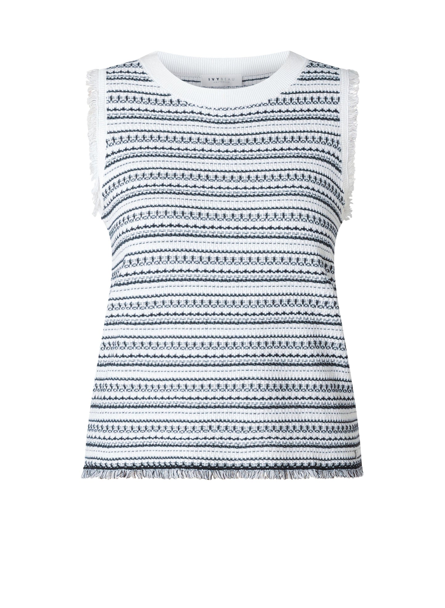 Ivy Beau top Caitlin black/white