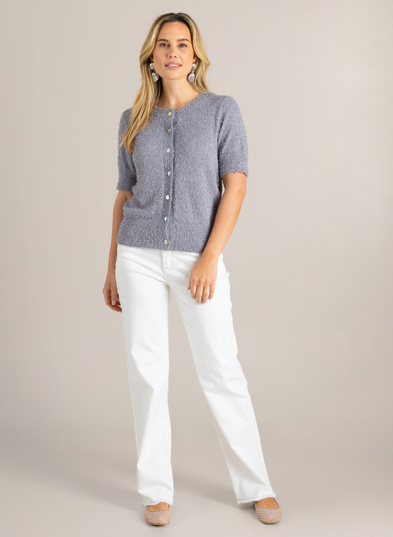 Ivy Beau vest Glena grey