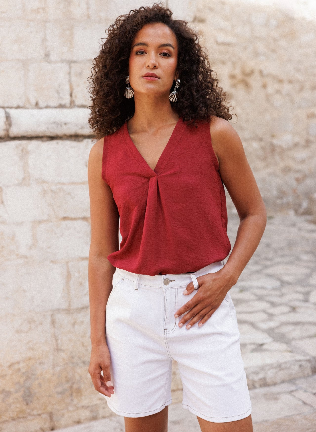Ivy Beau short Godie white